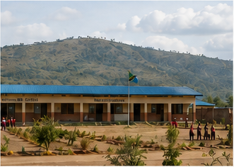 School campus in Tanzania